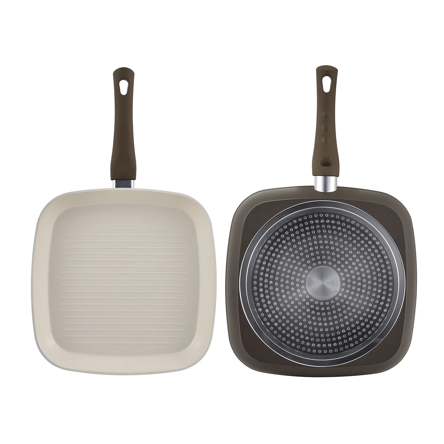 Sarten Grill 28x28Cm Aluminio Forjado Natur - San Ignacio